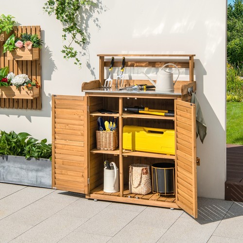 Pflanztisch holz gärtnertisch - pflanztisch,