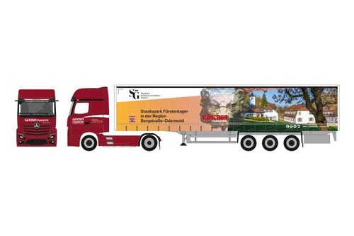 Herpa lkw actros giga - mb, 18