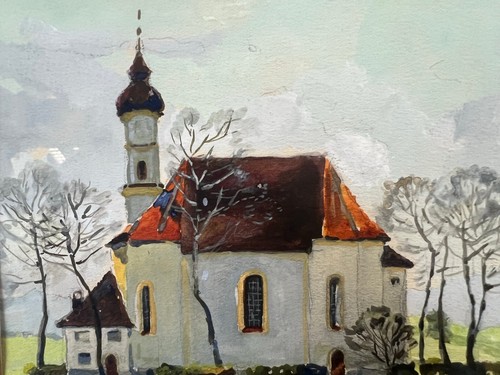 Aquarell eching bei - aquarell, rosenheim