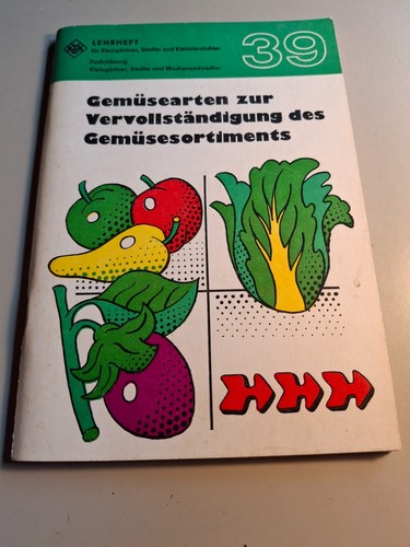 Lehrheft kleingärtner - lehrheft,